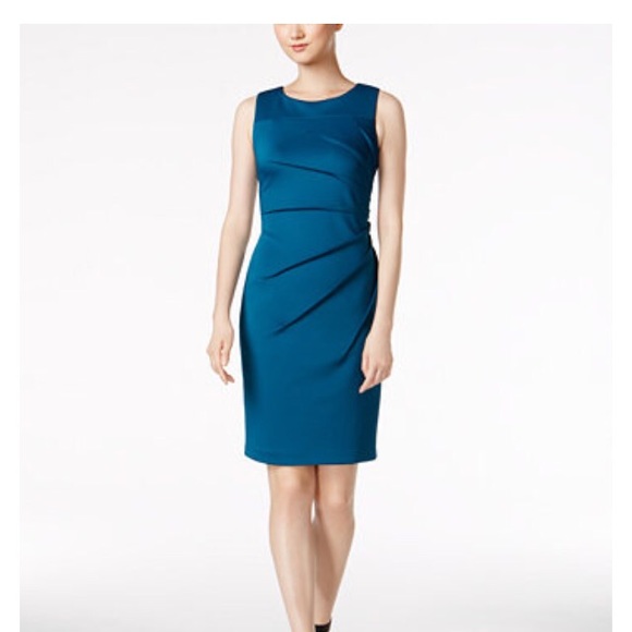 Calvin Klein Sheath Rouche Dress - Picture 2 of 8